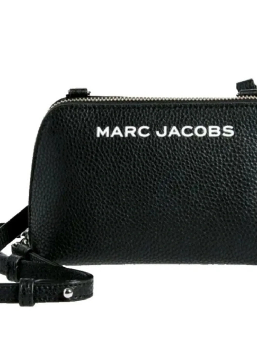 Marc Jacobs Black Pebbled Leather Mini Crossbody Bag NWT