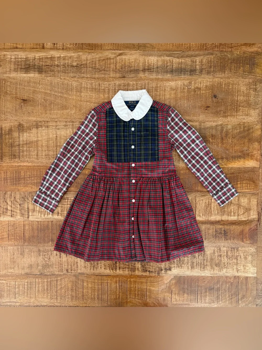 Polo Ralph Lauren Mixed Plaid Dress 3T