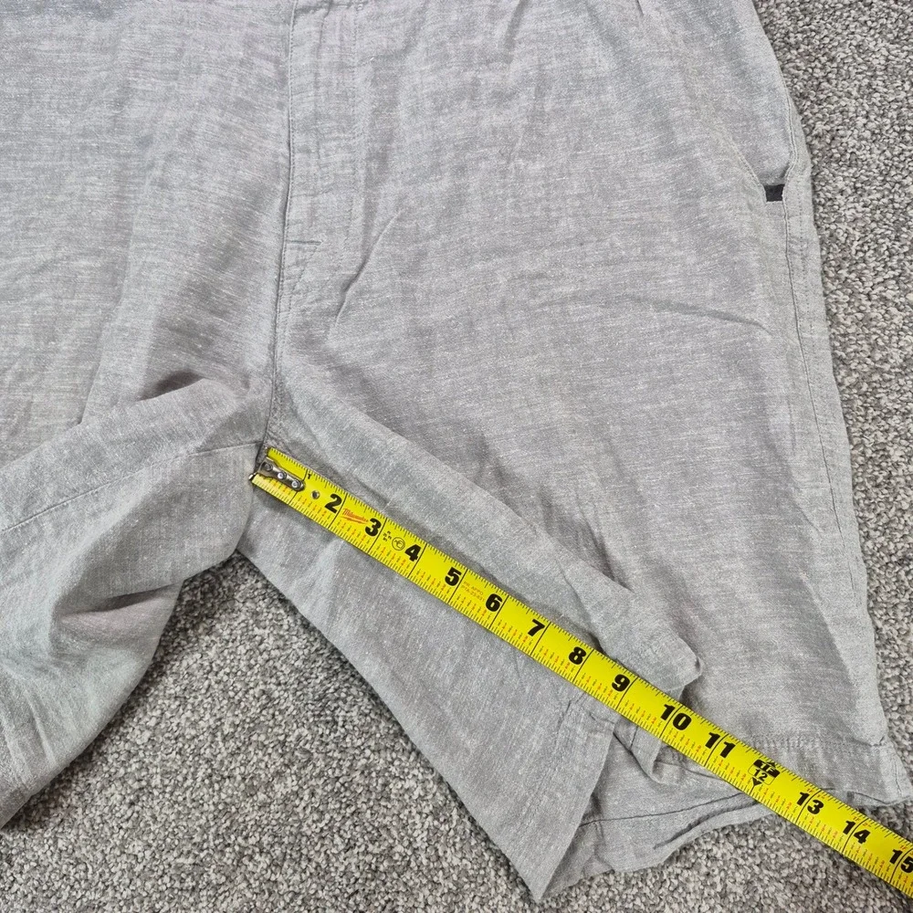 Patagonia Back Step Shorts Mens 35 Gray Hemp Organic Cotton Blend