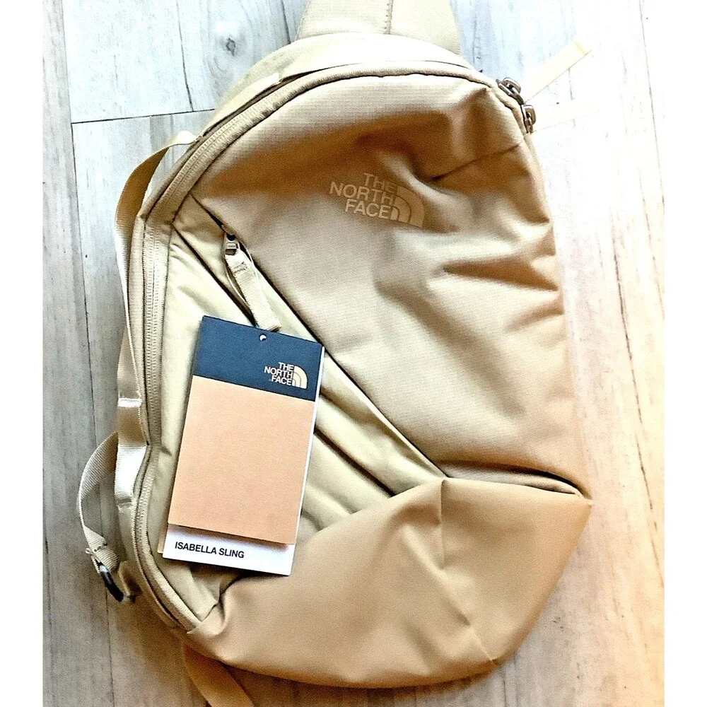 The North Face Women's Isabella Sling Bag Backpack Khaki Stone