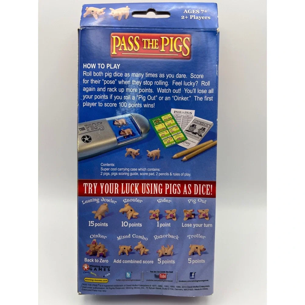 Winning Moves Games pass pigs