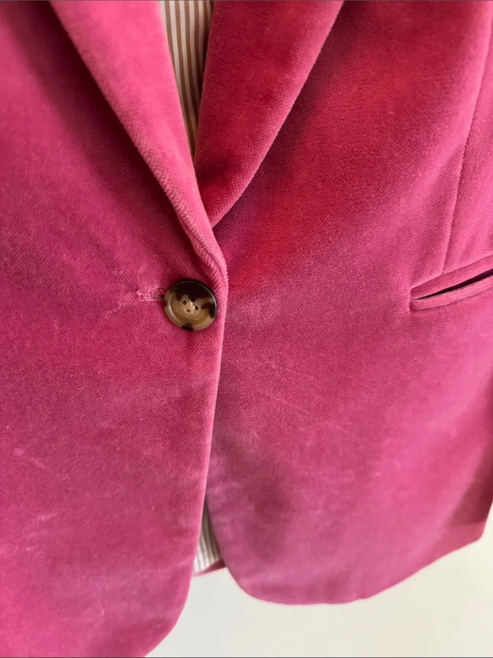 J. Crew tailored velvet