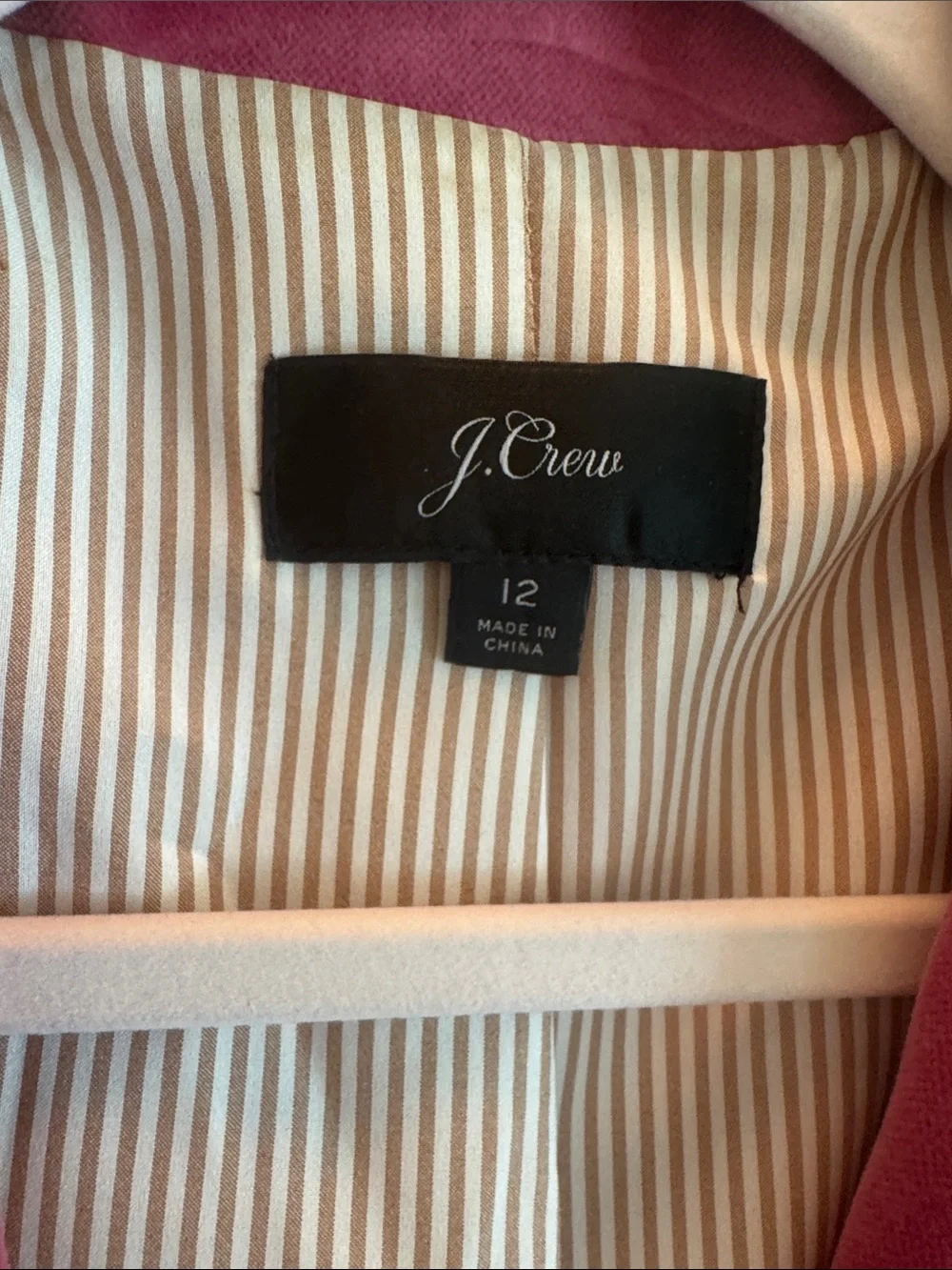 J. Crew tailored velvet