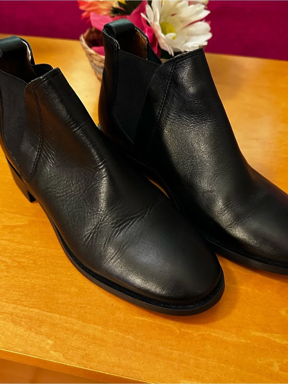 Topshop smooth black