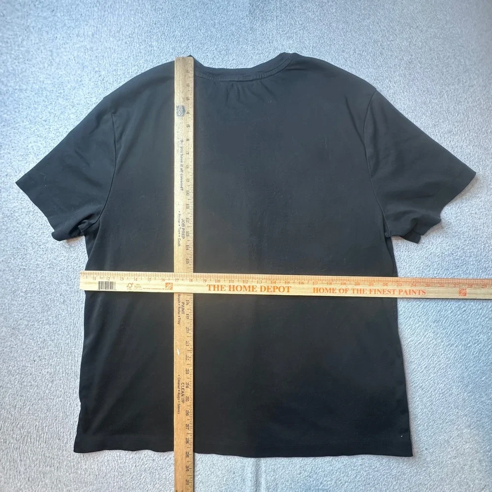 Banana Republic T-Shirt Mens XL Black Luxe Touch SS Crewneck Cotton 667140-06