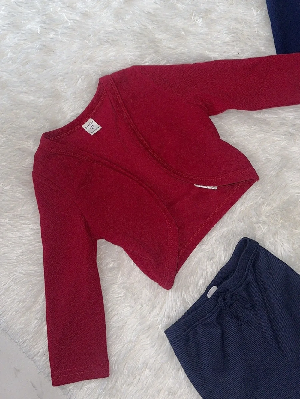 N/A set paired cardigan
