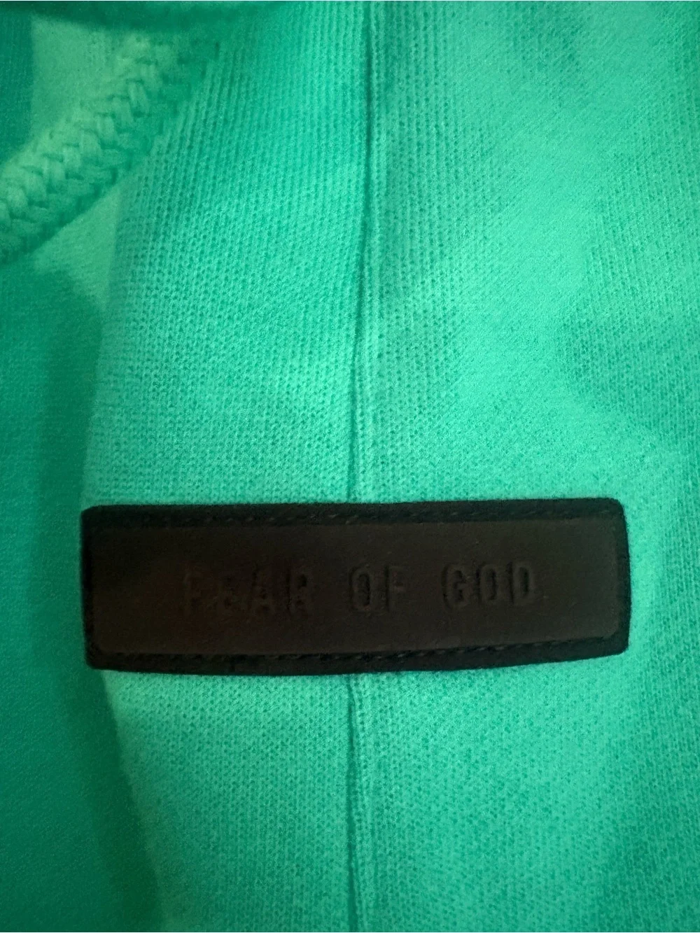 Fear of God comfortable aqua