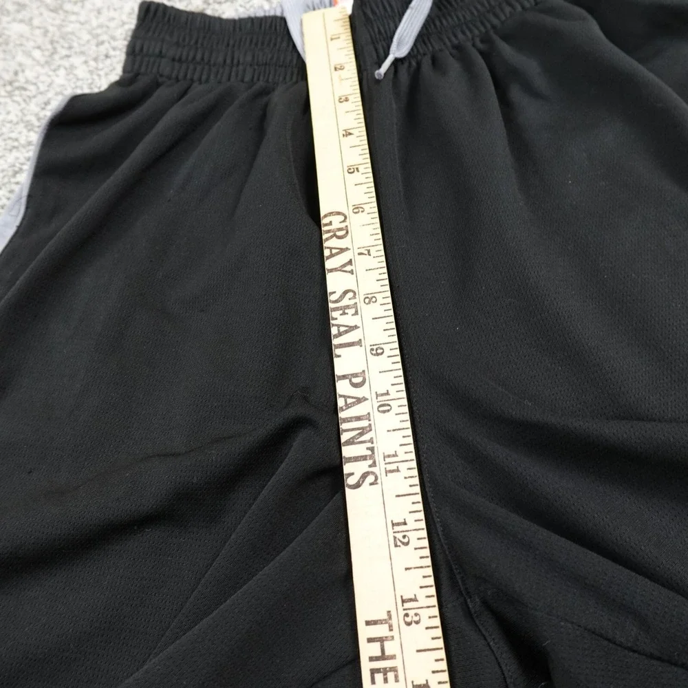 Adidas Shorts Mens Small Black Gray Basketball Athletic‎ Track Gym Run Jog Sport