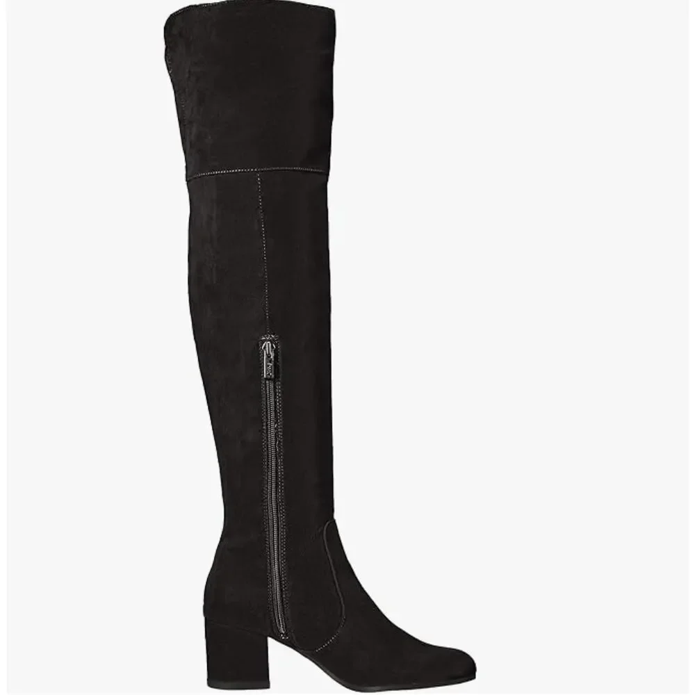Circus by Sam Edelman Vivica OTK Boots 10 Black NWT Over the Knee Tall Glam