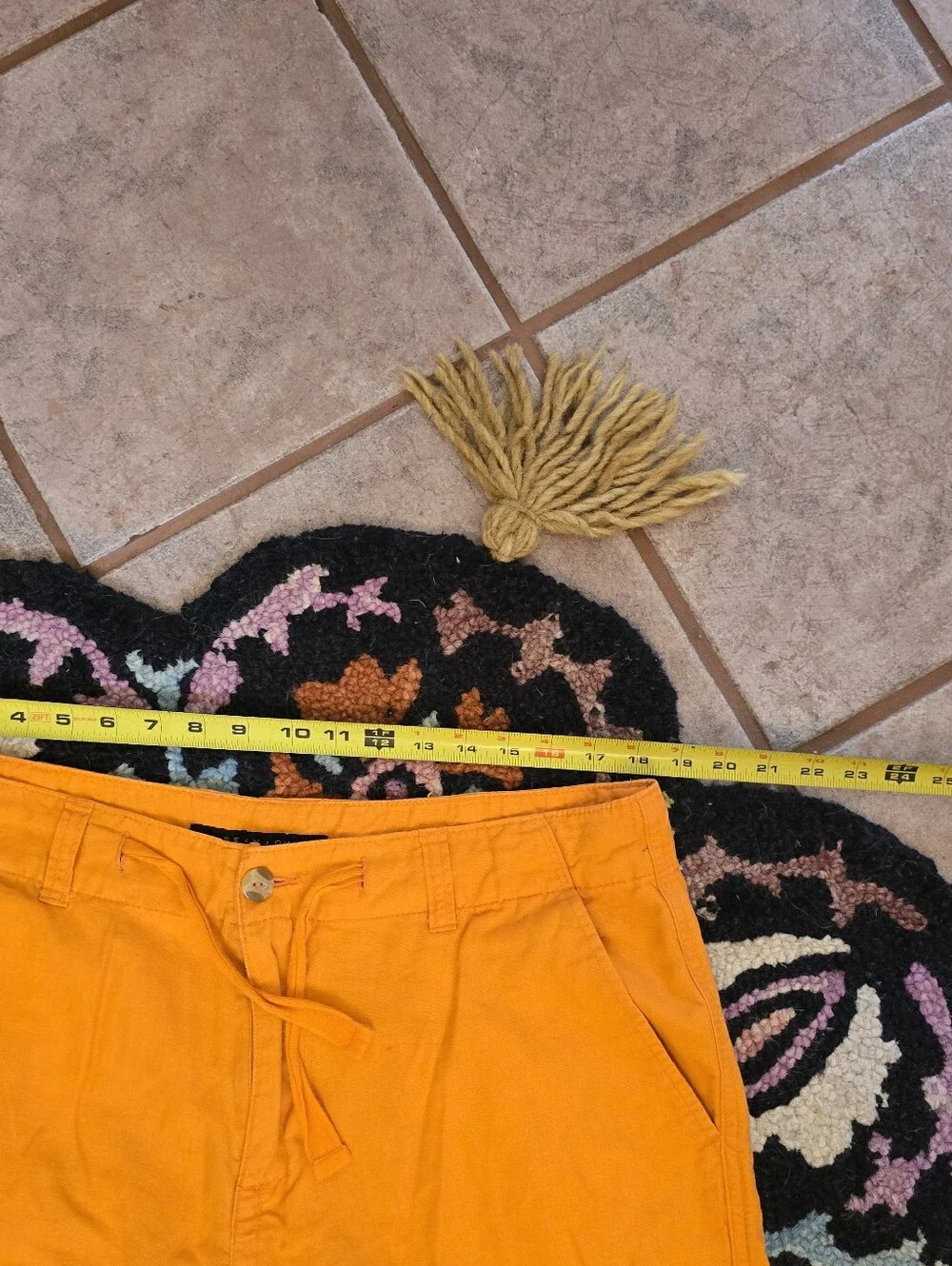 🔥🔥Y2K baggy Sean John orange linen cargo shorts size 36🔥🔥 #cargo #linen #y2k