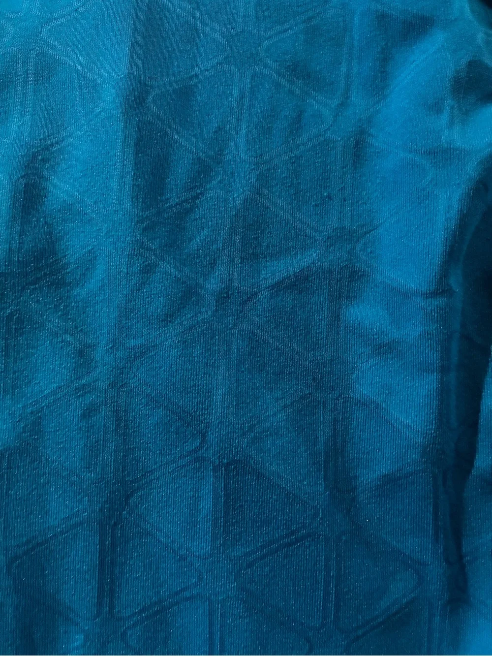 Nike Teal Blue Dri-FIT Quilted Running Pullover
