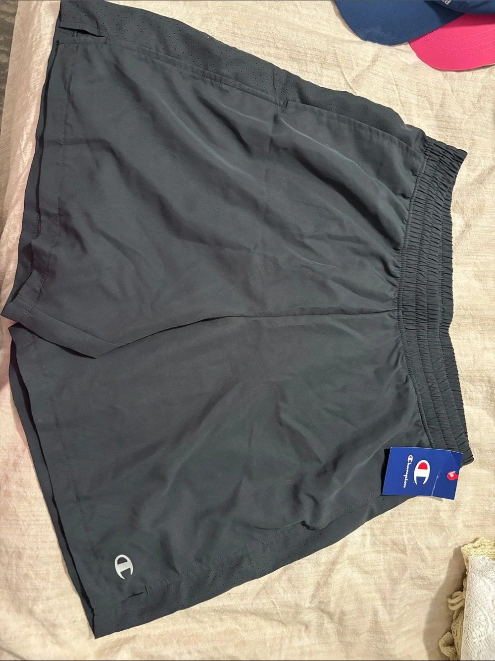 Champion Men's Charcoal Athletic Shorts