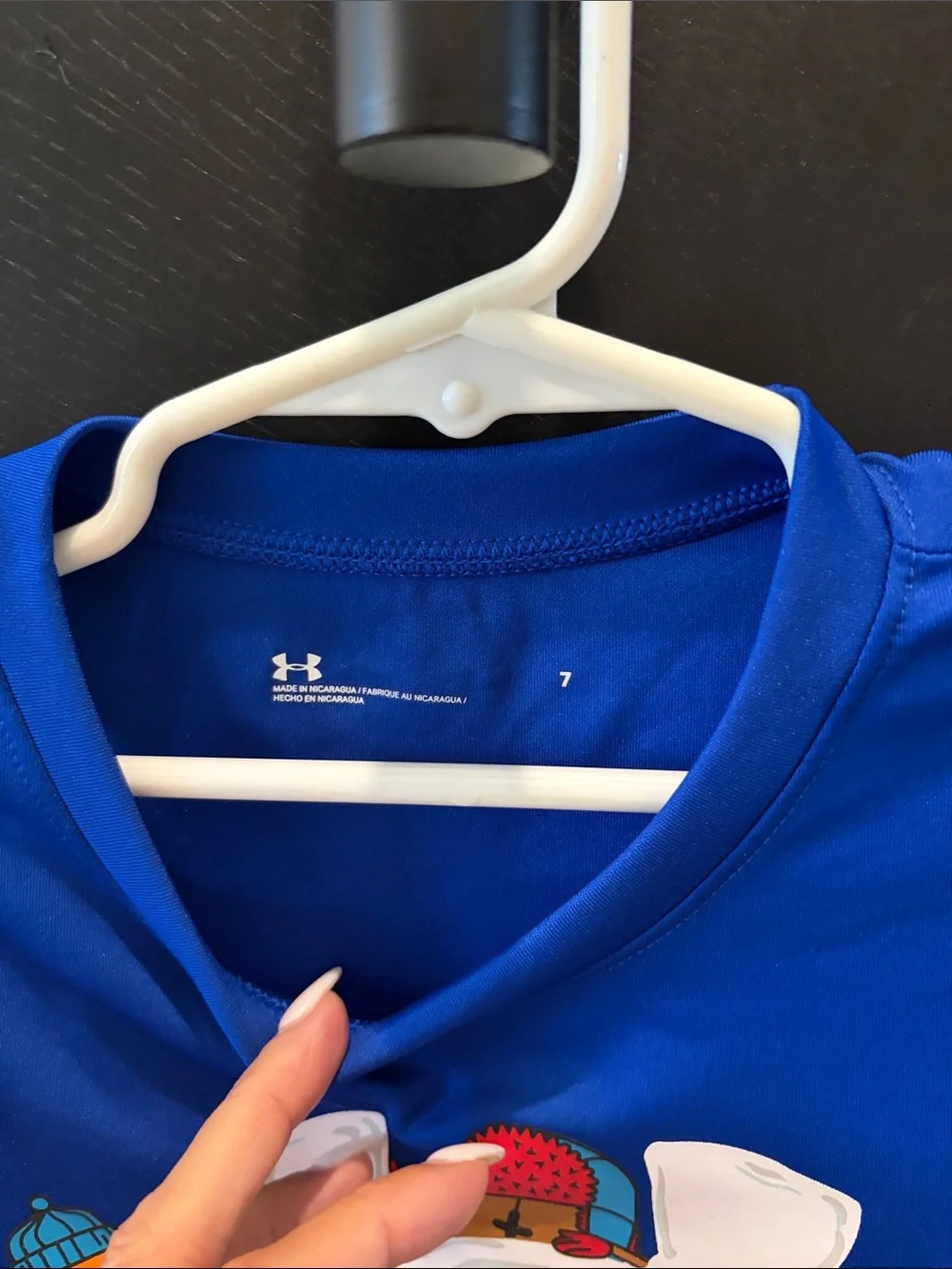 Under Armour sports front neckline