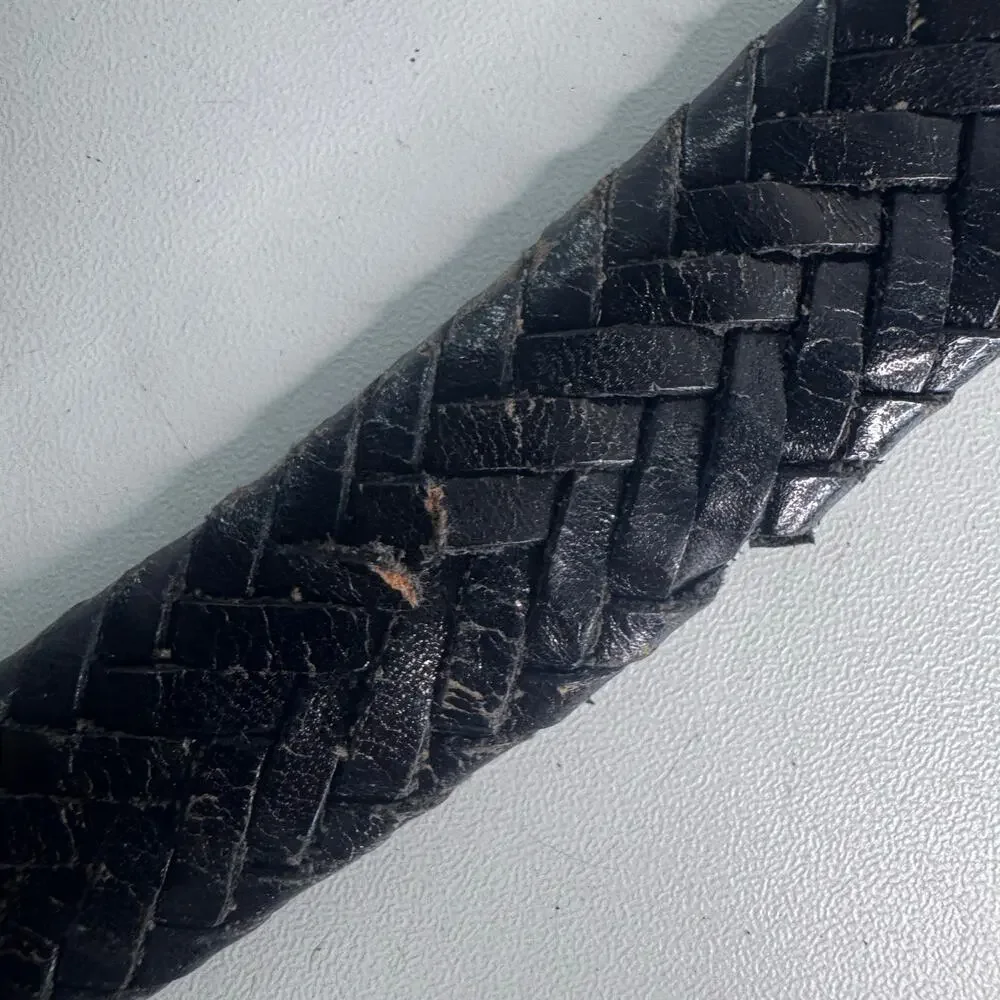 None near black leather