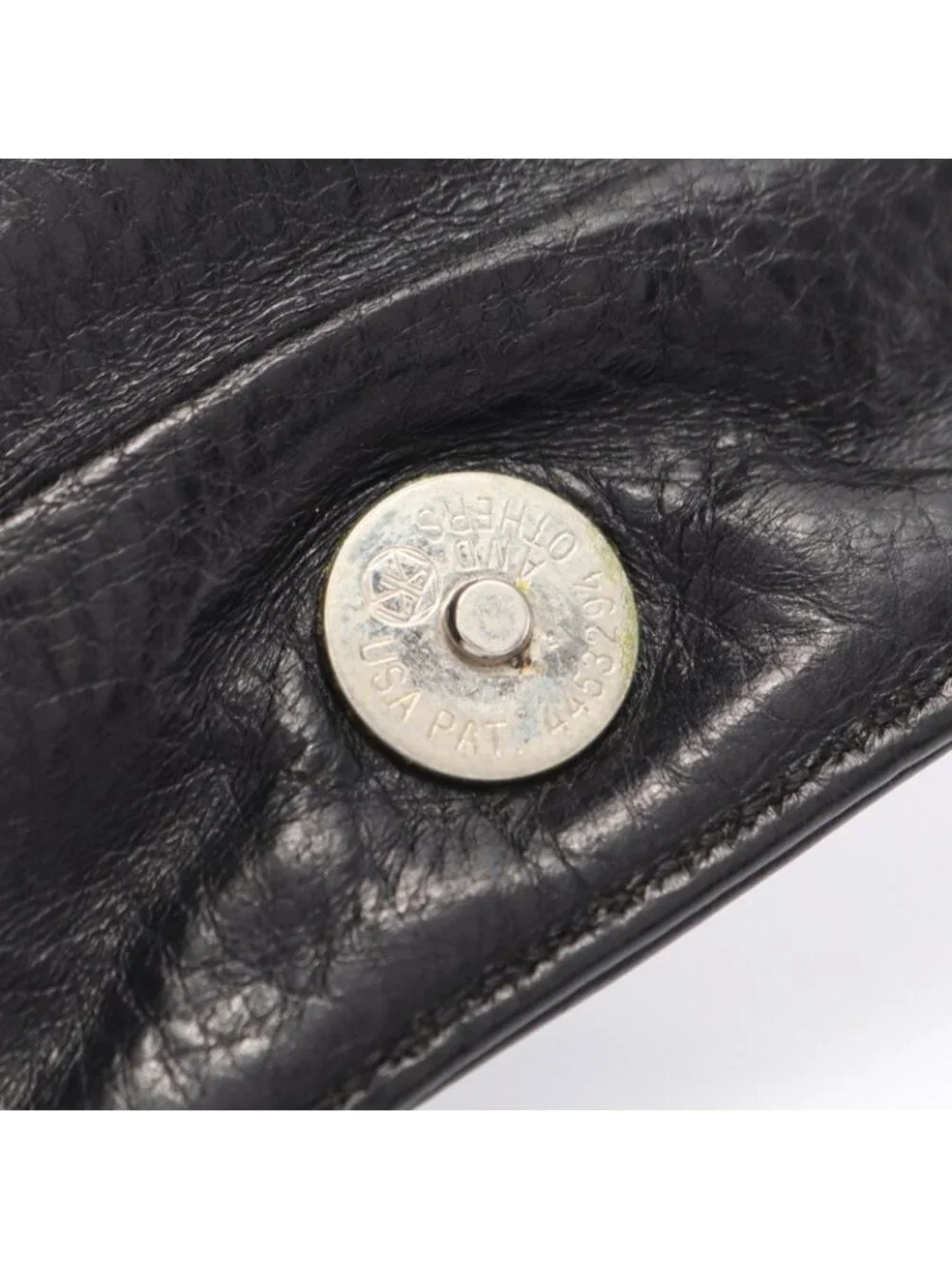 Chrome Hearts Bifold Wallet Square Zip Bill Leather