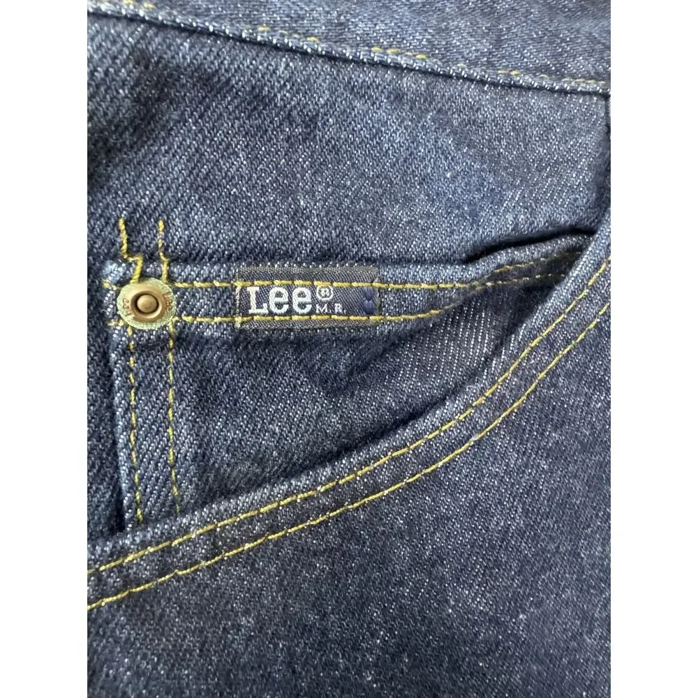 2015 Lee Regular Fit Jeans Straight Leg Men's 33 * 30 Dark Wash Cotton Mexico