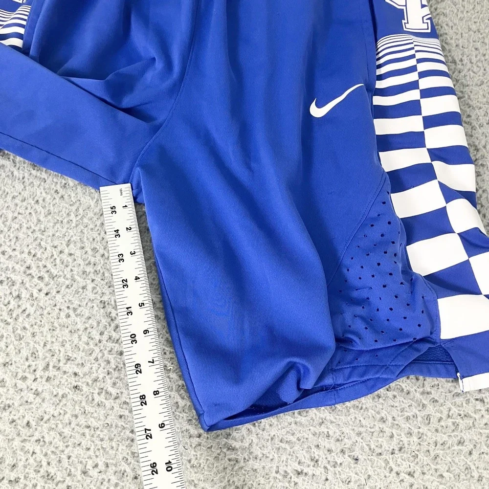 Kentucky Wildcats Shorts Mens Medium Blue UK NCAA Basketball Nike Checkered