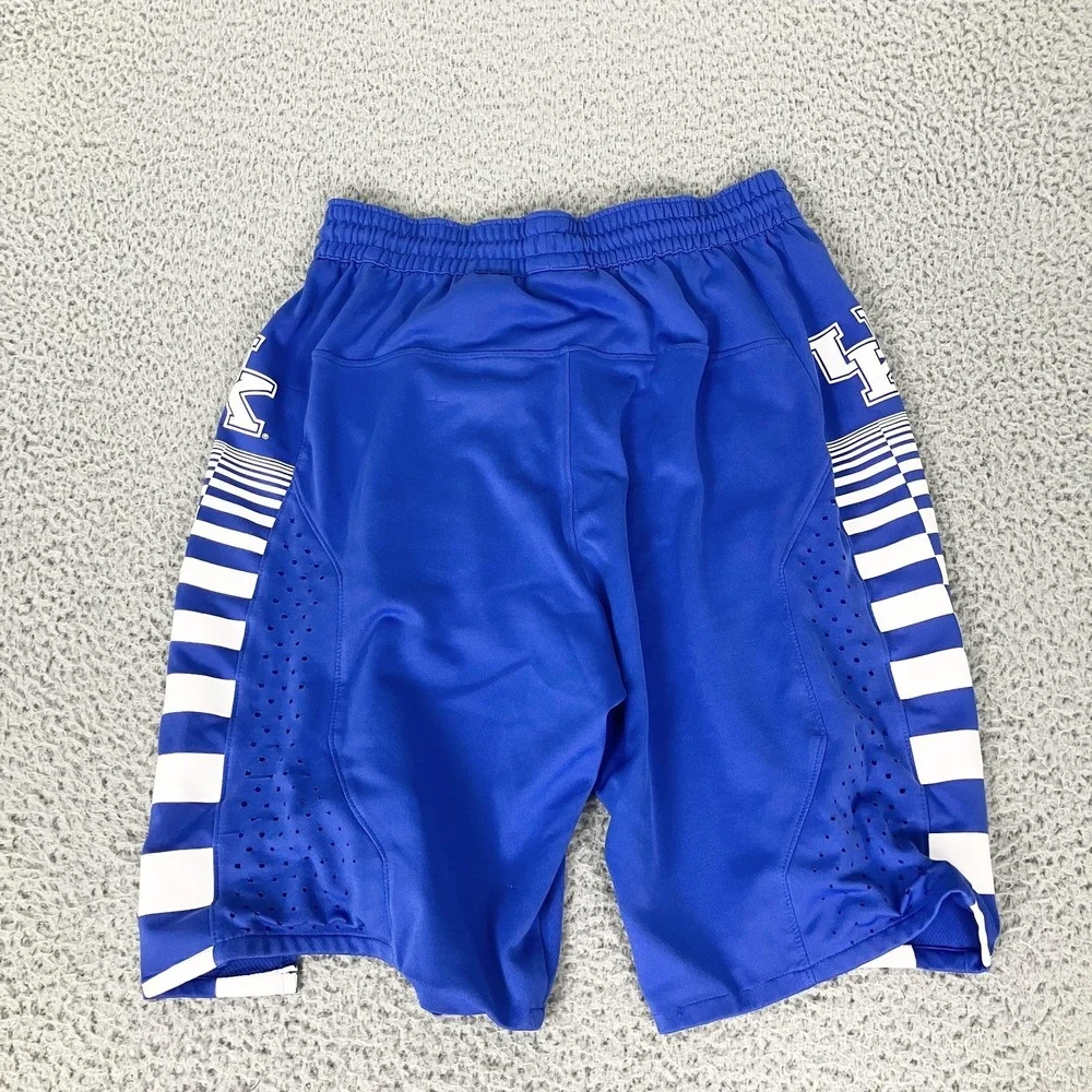 Kentucky Wildcats Shorts Mens Medium Blue UK NCAA Basketball Nike Checkered
