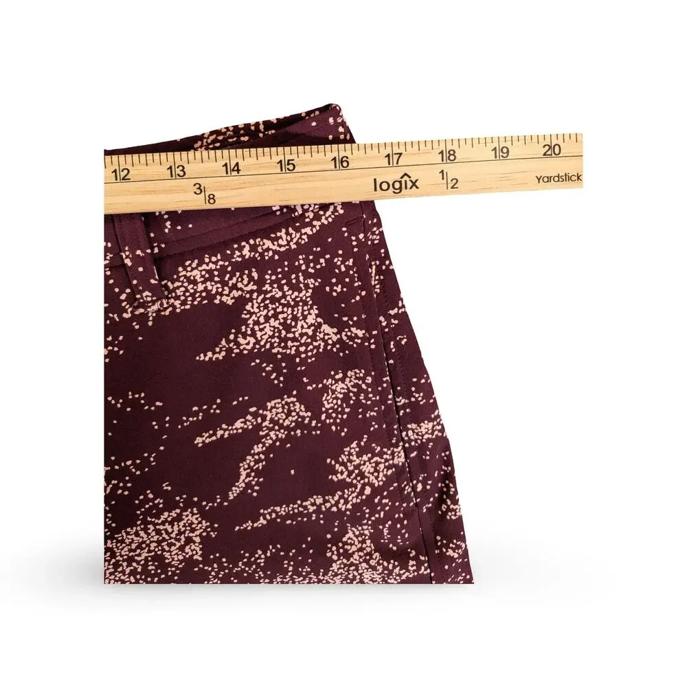 Under Armour Burgundy Performance Golf Shorts 32