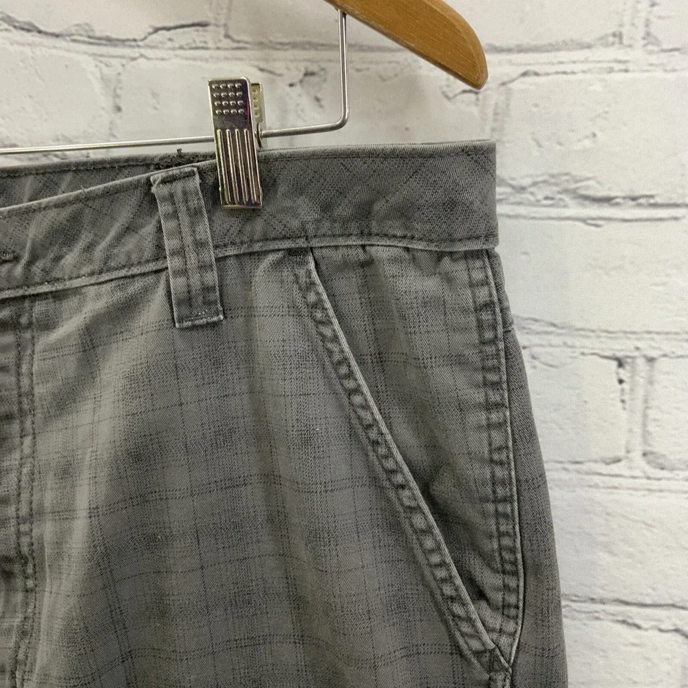 Wrangler Cargo Shorts‎ Mens Sz 36 Gray Casual Hiking Camping