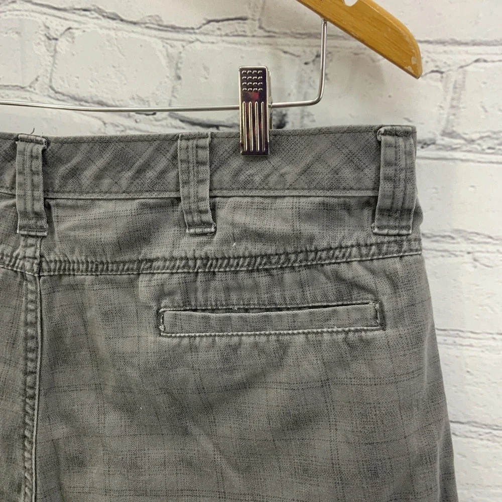 Wrangler Cargo Shorts‎ Mens Sz 36 Gray Casual Hiking Camping