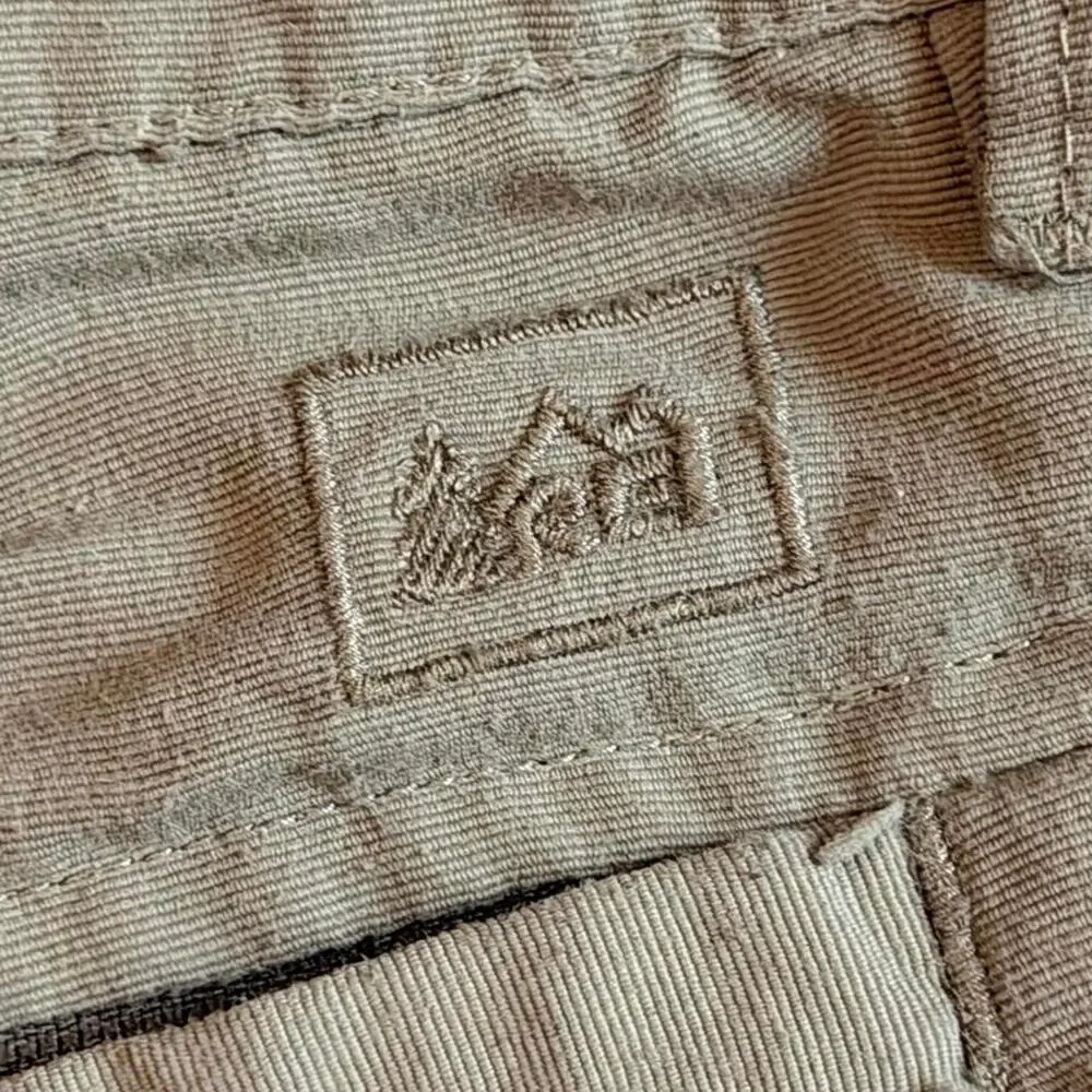 N/A polyester khaki