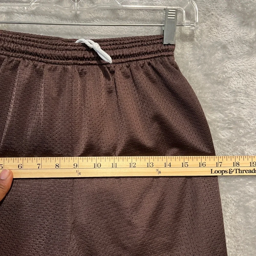 Carmel Catholic Corsairs Shorts Mens S Brown Mesh Basketball Gym Training