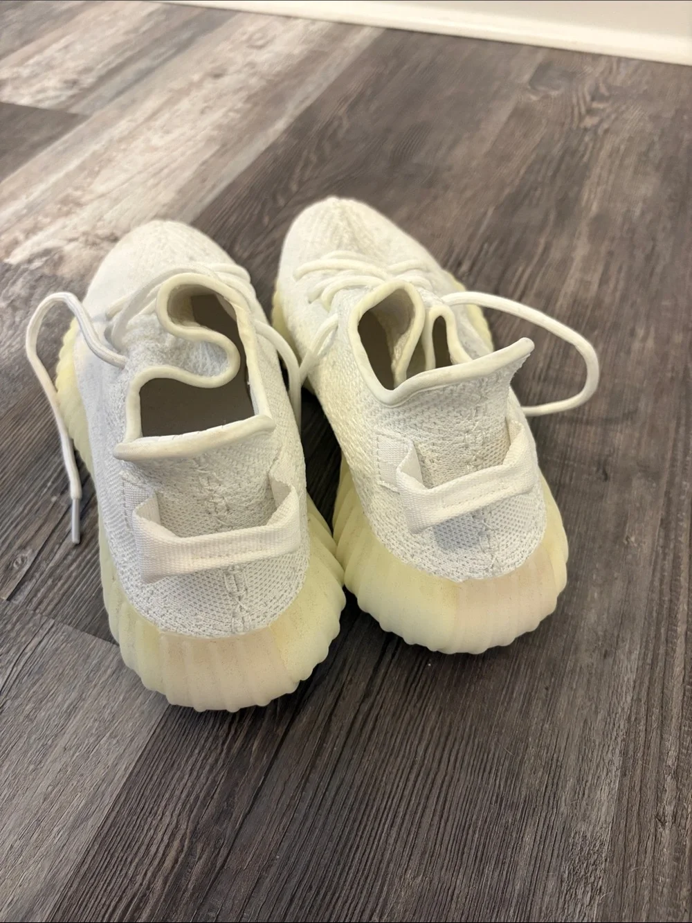 Yeezy cream knit