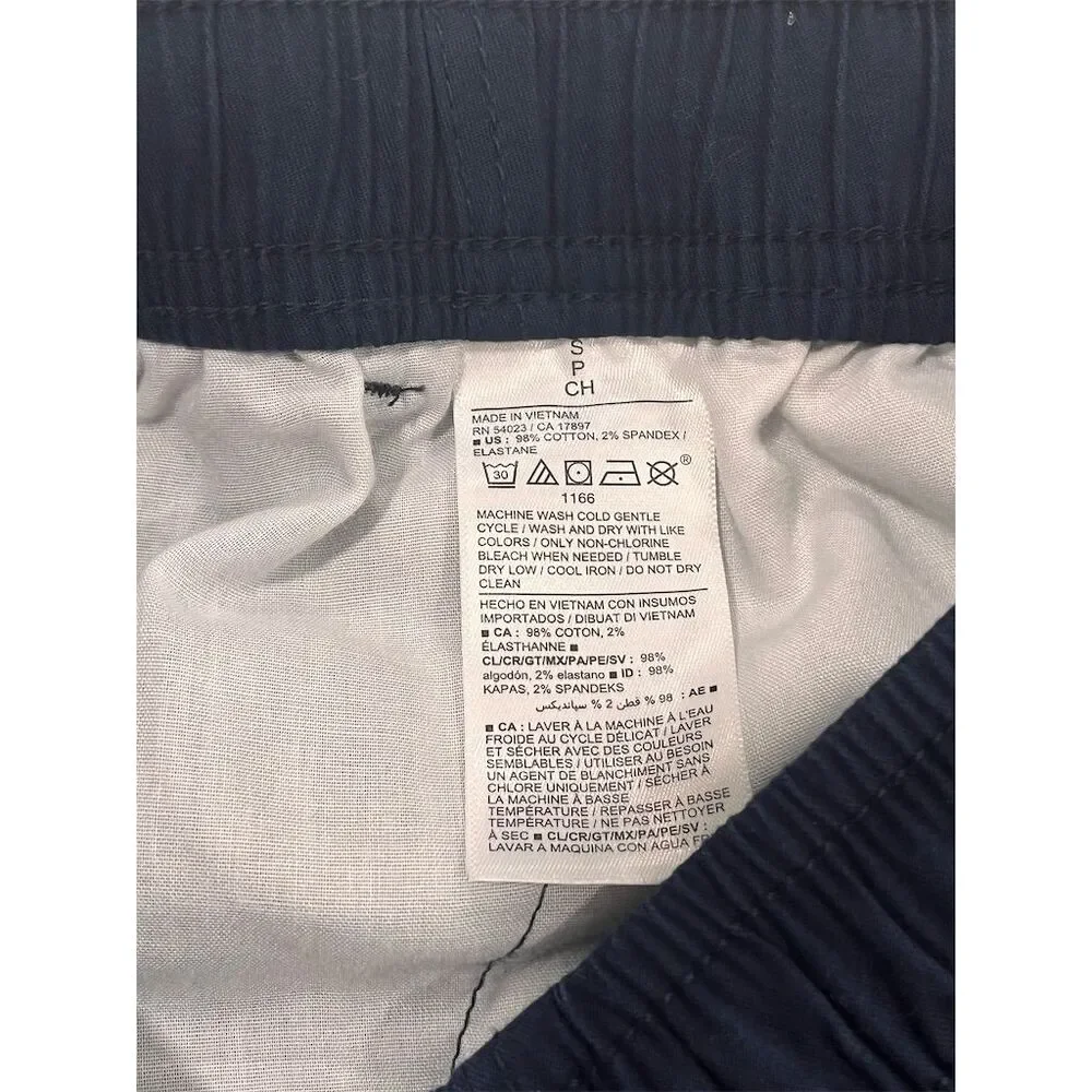 Old Navy Men’s Jogger Shorts Navy Size S Casual‎ Built-in Flex Elastic Waistband