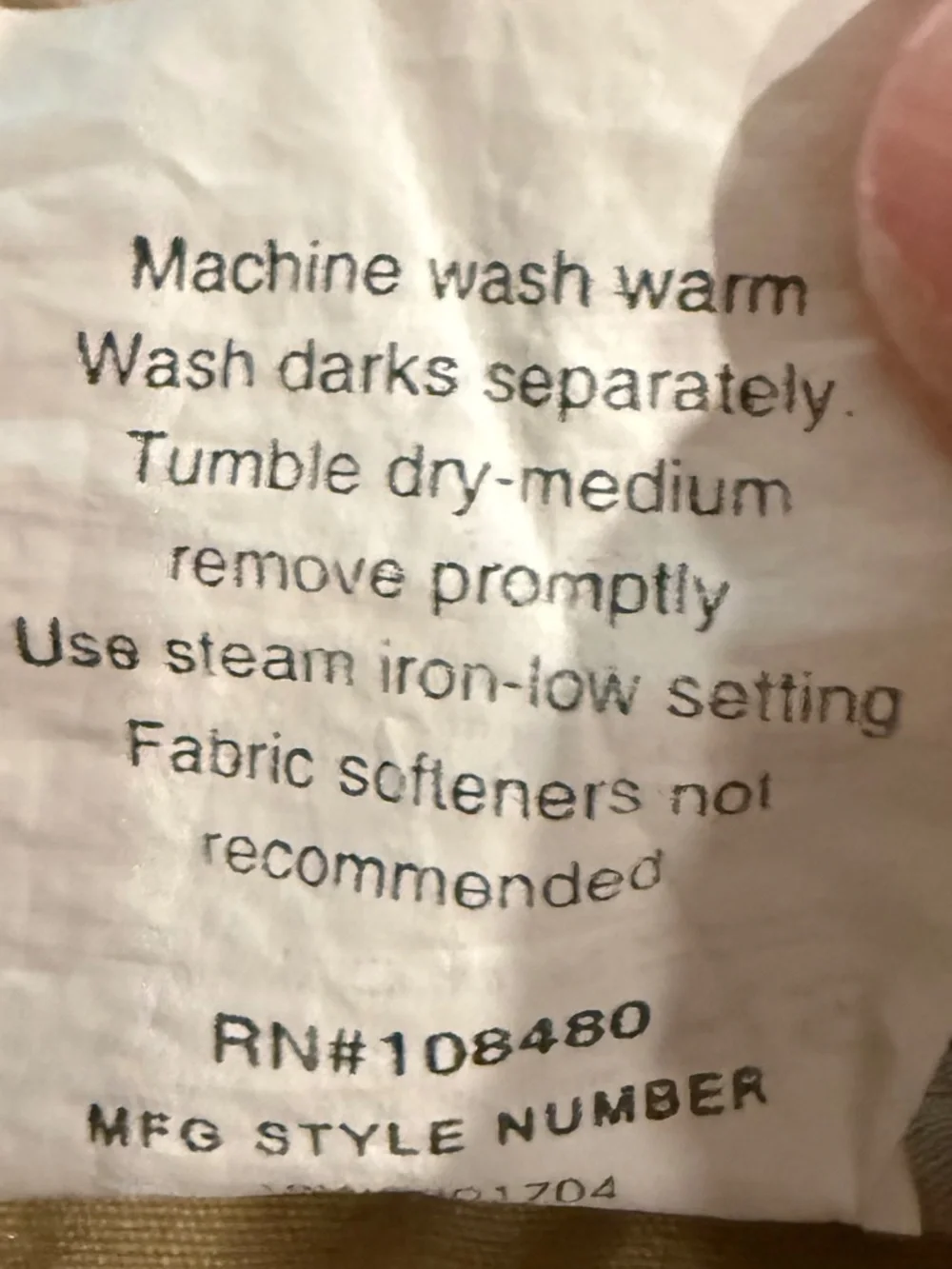 Dockers love full wash