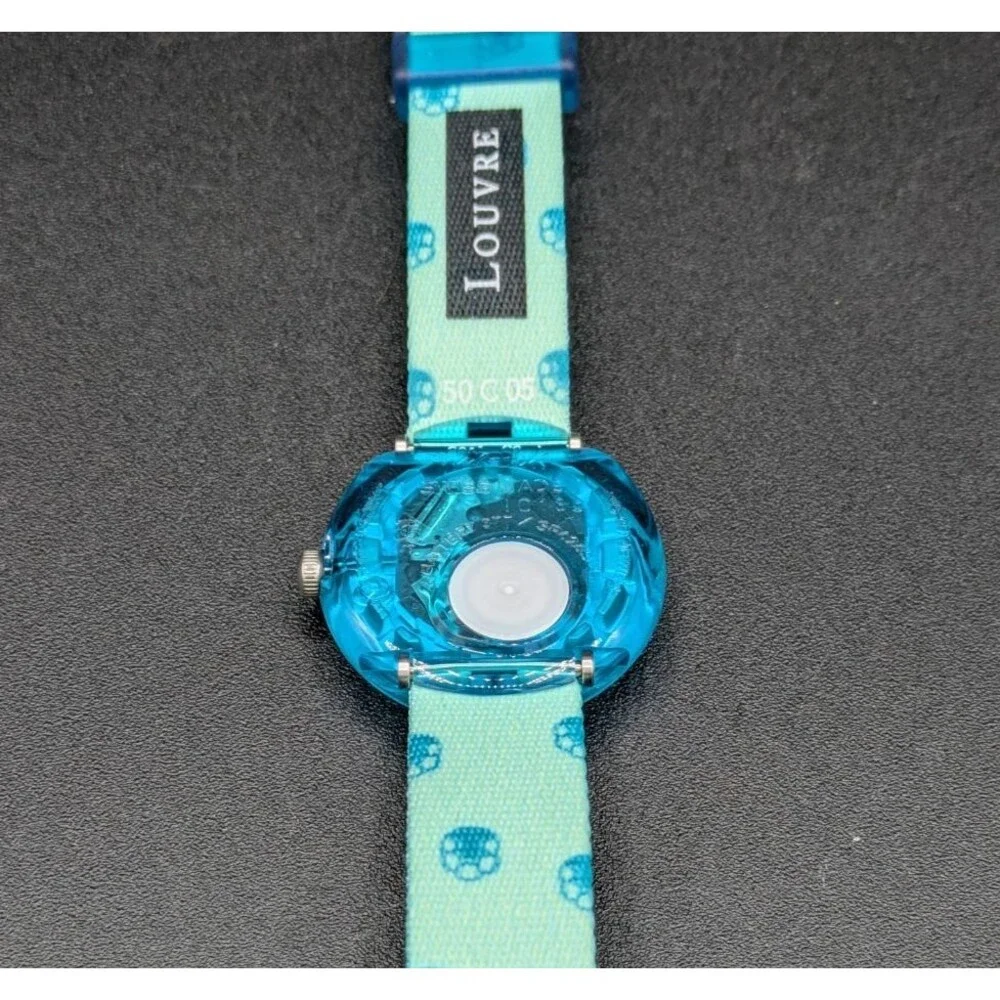 Flik-Flak Swatch Kids Blue Hippo FPNP117 Louvre Special Edition Watch