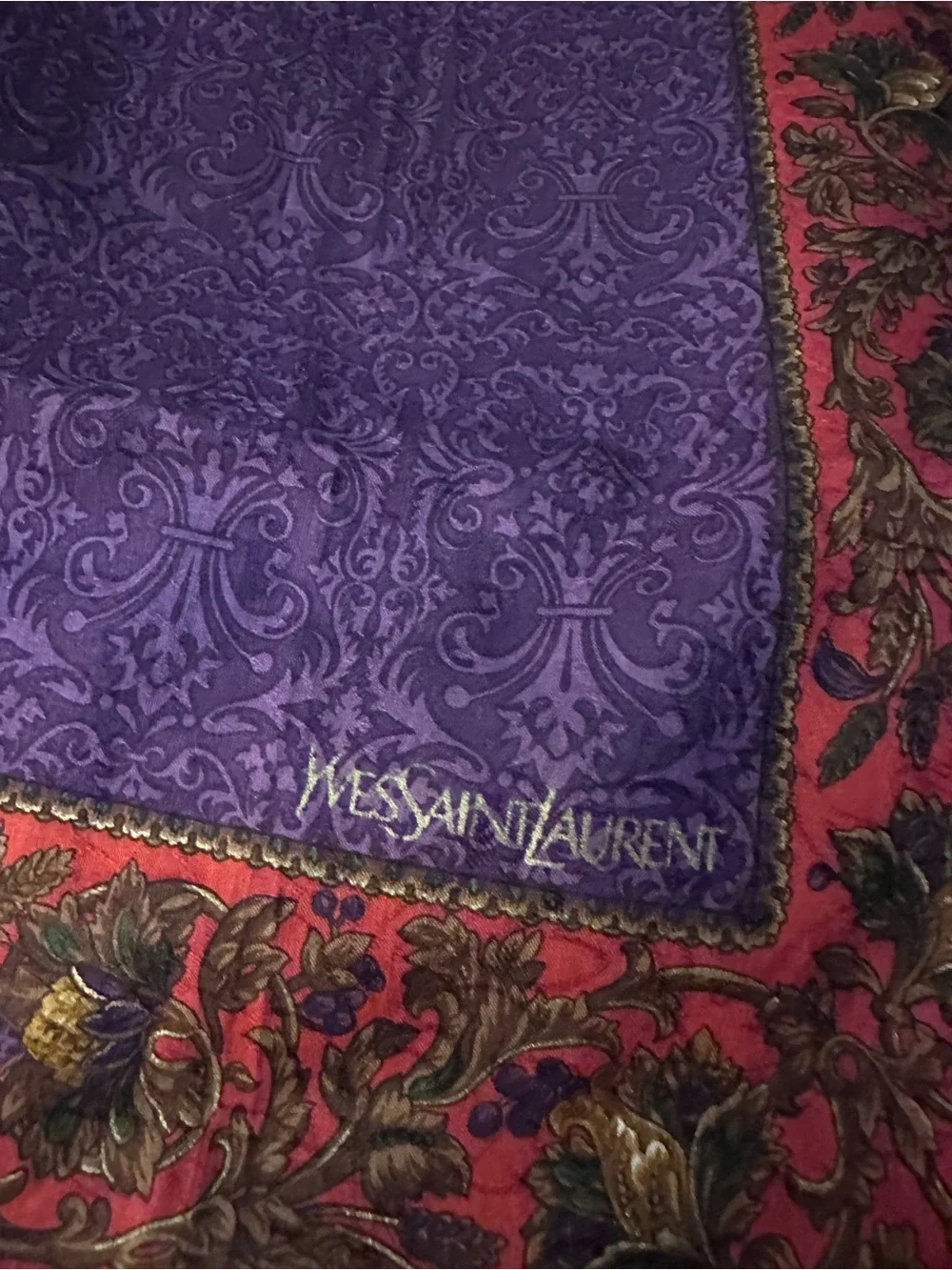 Yves Saint Laurent elegant silk