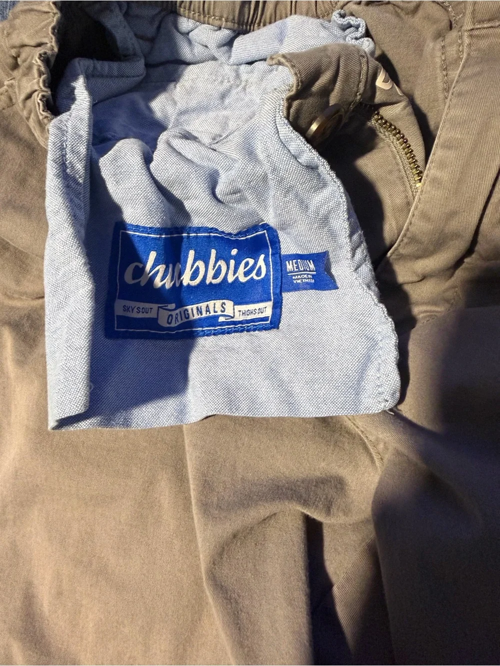 Chubbies Shorts in Light Gray 7in
