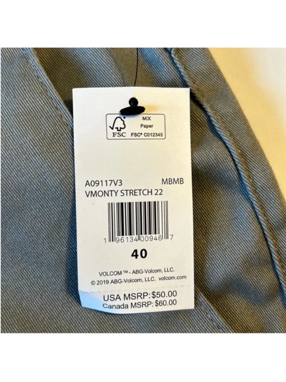 Volcom nwt price