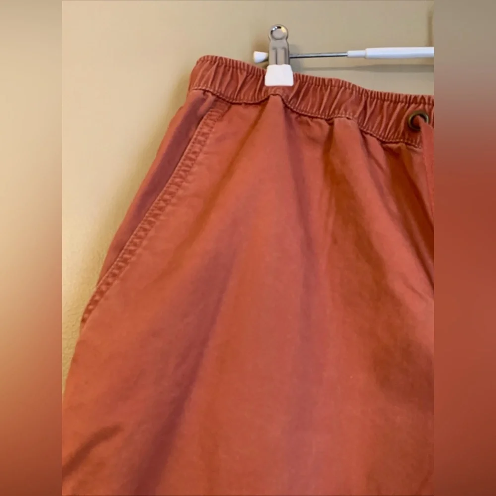 Weatherproof Drawstring Casual Shorts Mens Large Coral Inseam 7.5”