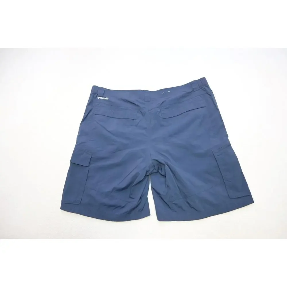 Columbia Omni-Shade Cargo Shorts Blue Fishing Hiking Camping Mens‎ Size 42
