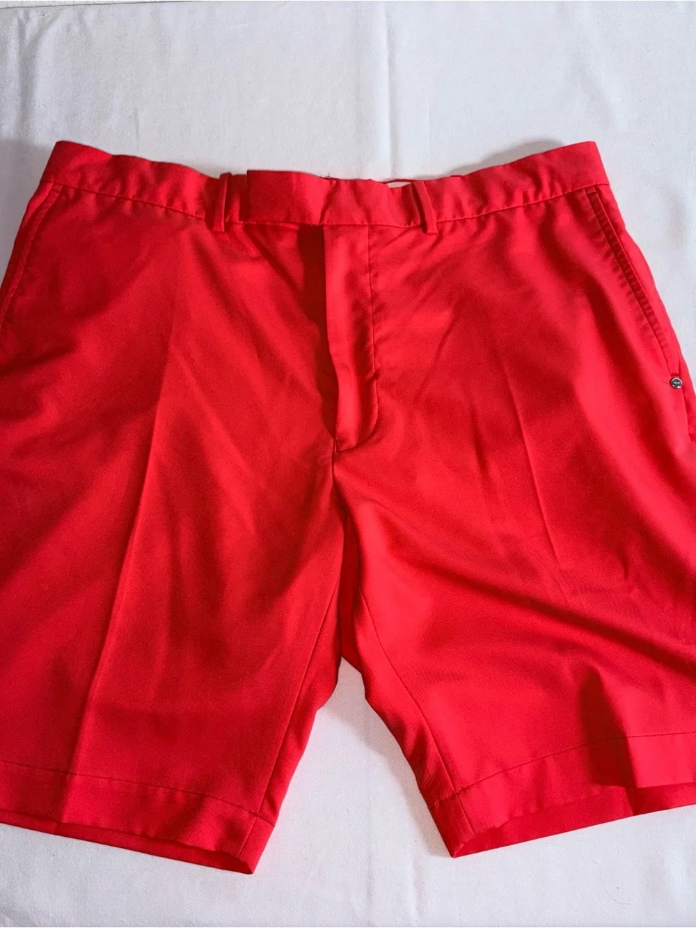 RLX Ralph Lauren Men's Red Classic golf performance Shorts 36 inch waist