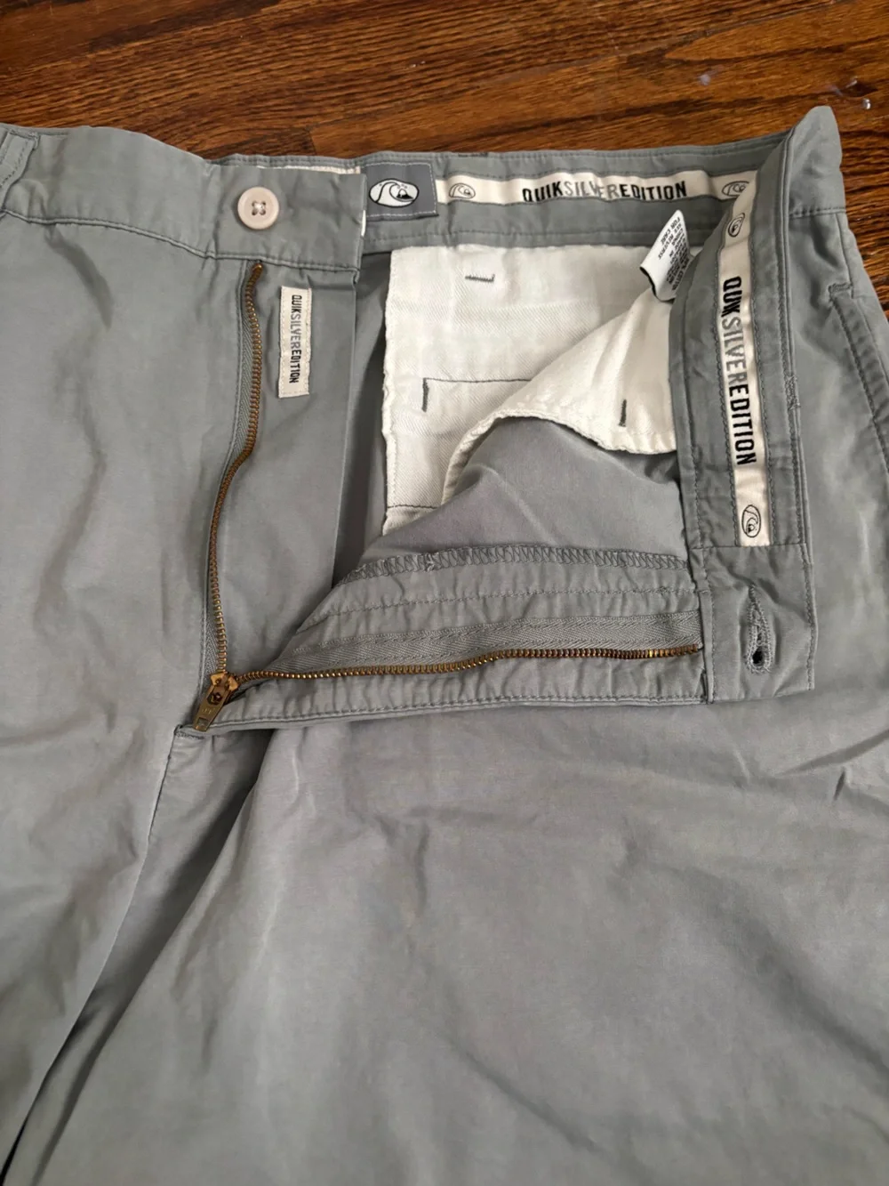 Quiksilver flat front