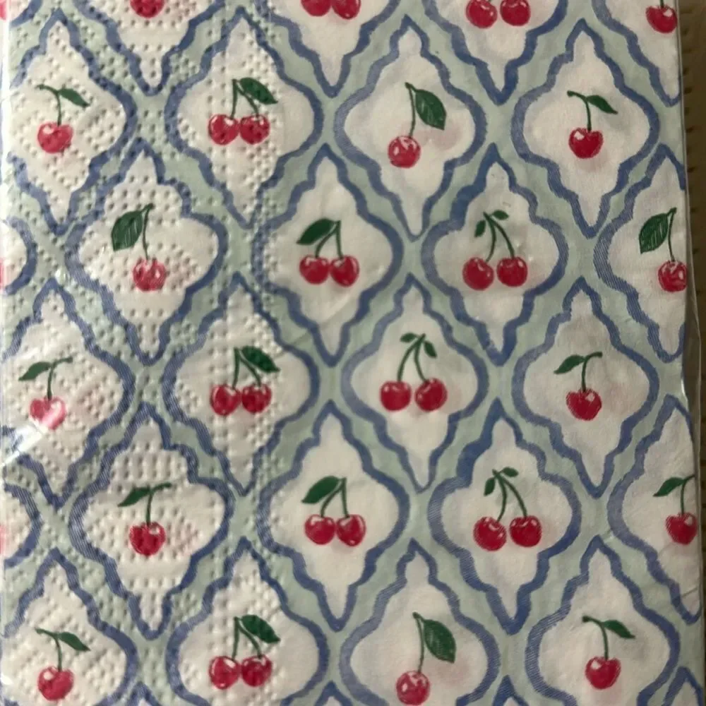 Nicole Miller trellis red guest