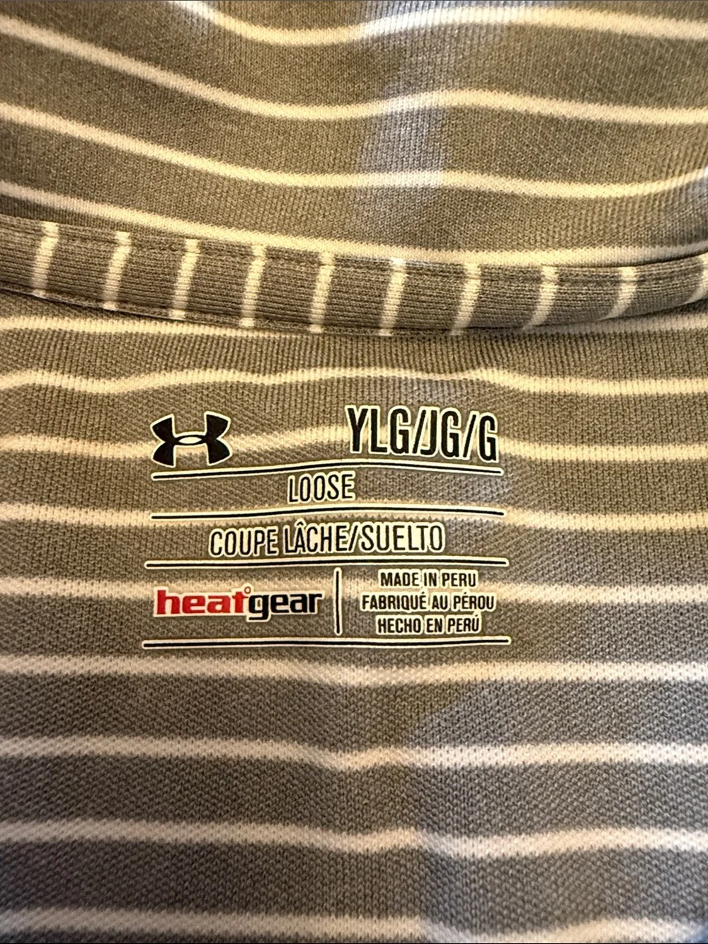 Under Armour finish polo knit