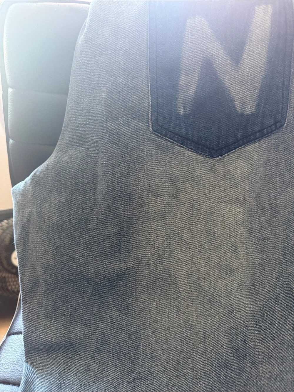 Men's Light Blue Relaxed Denim Jeans