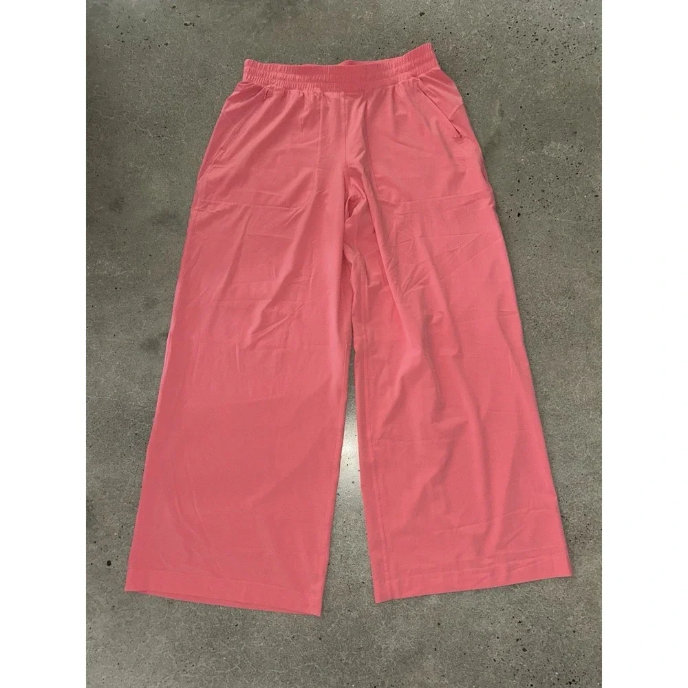 Lululemon Swift Wide-Leg Mid-Rise Pant Sakura Pink Size 12