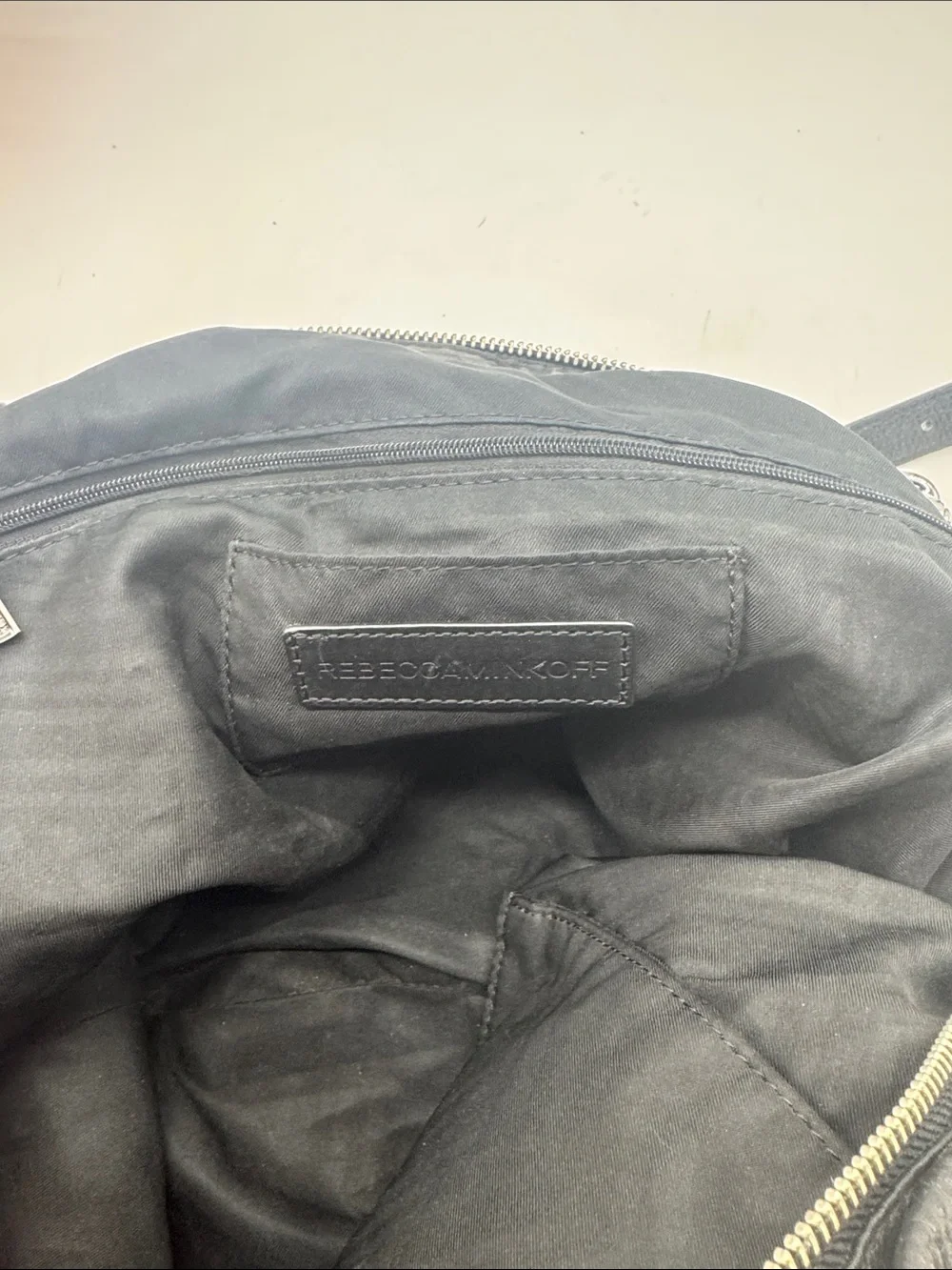 Rebecca Minkoff Large Black Pebble Leather Hobo Bag