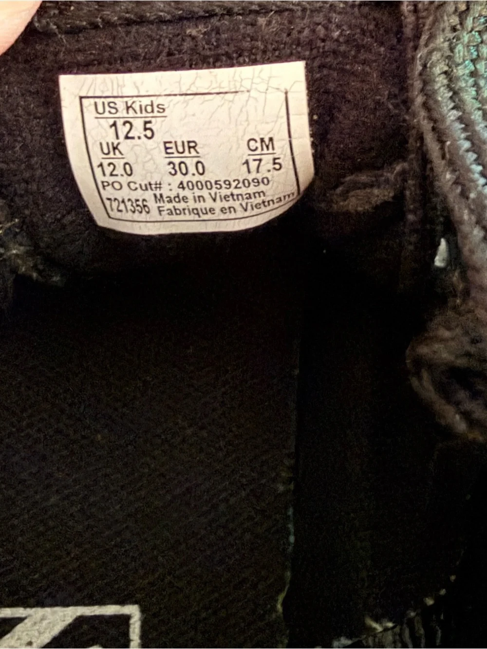 Vans kids shoes
