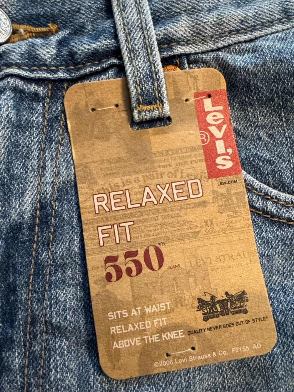 Levi’s 550 Relaxed Shorts NWT - Men’s Size 33