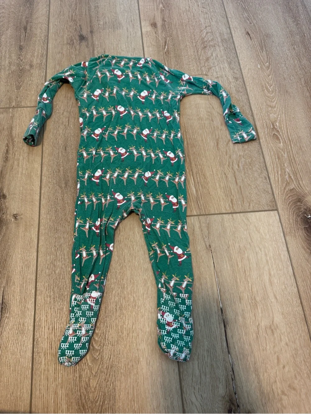 Magnetic Me baby footie in the 