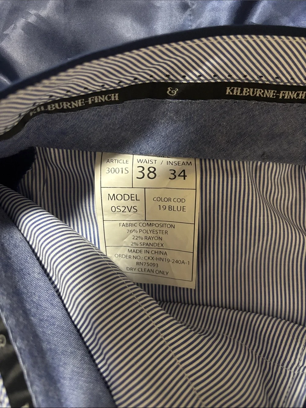 Kilburne And Finch three piece