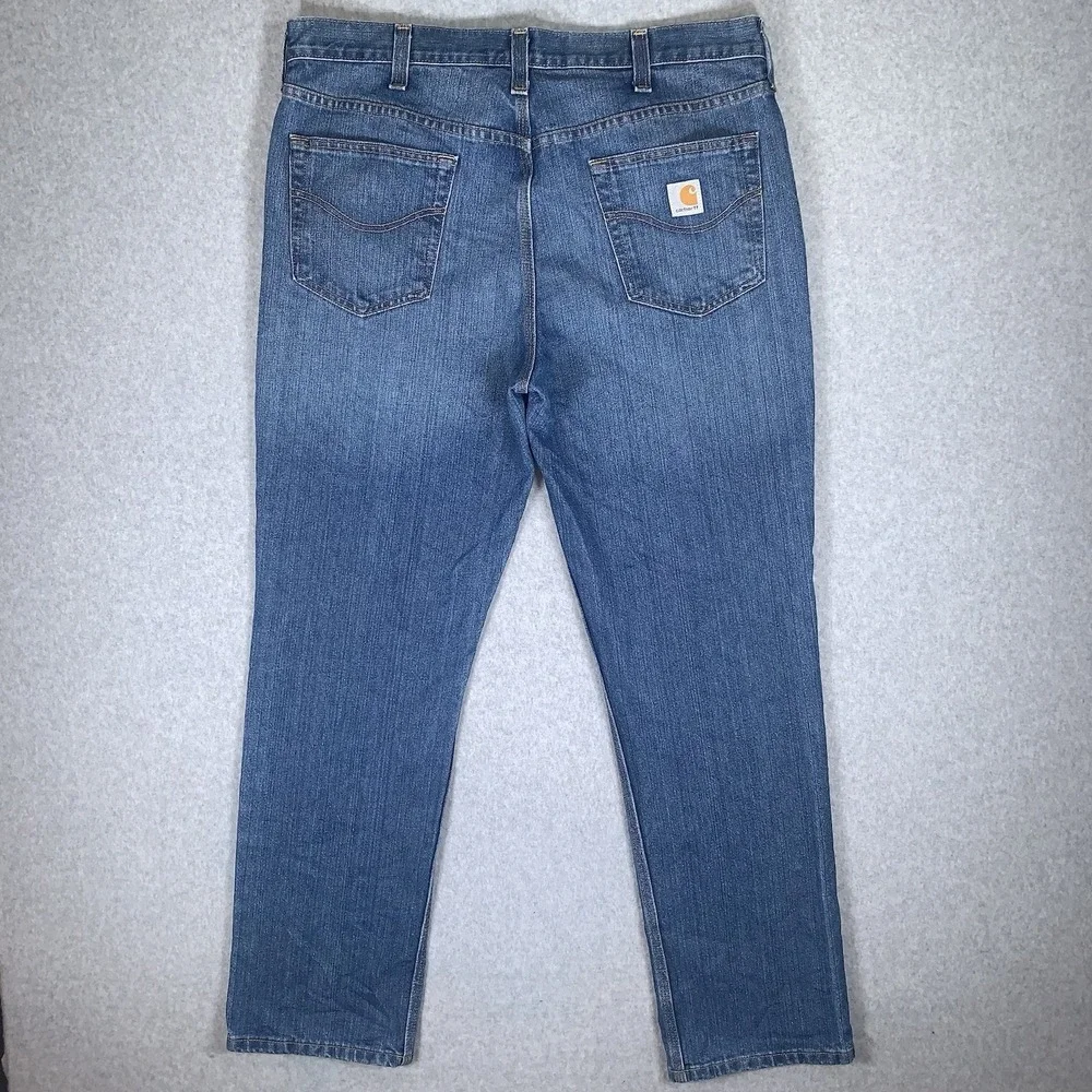 Carhartt Mens Jeans 38x32 Workwear Medium Wash Traditional Fit
