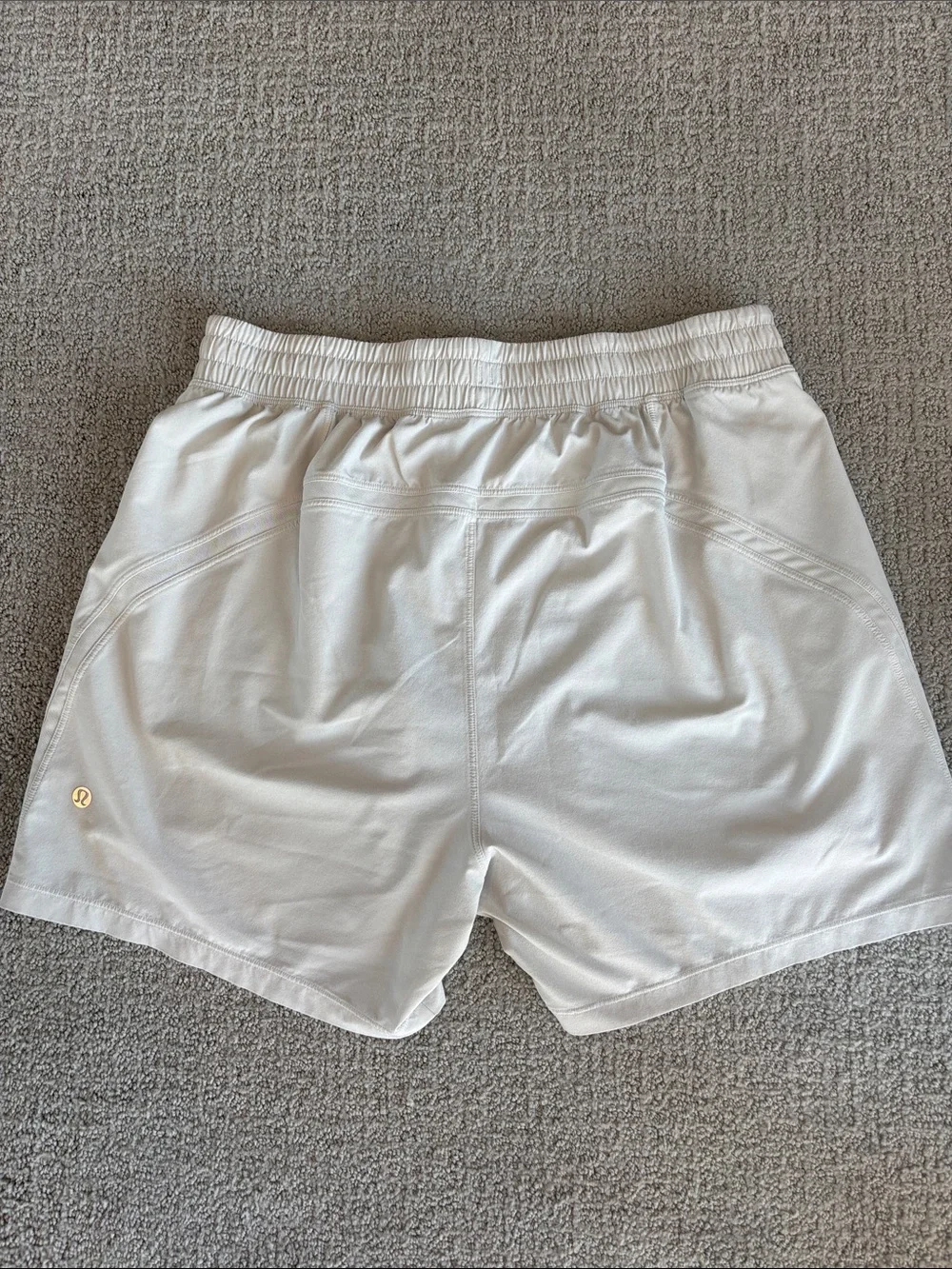lululemon athletica Men White Athletic Shorts