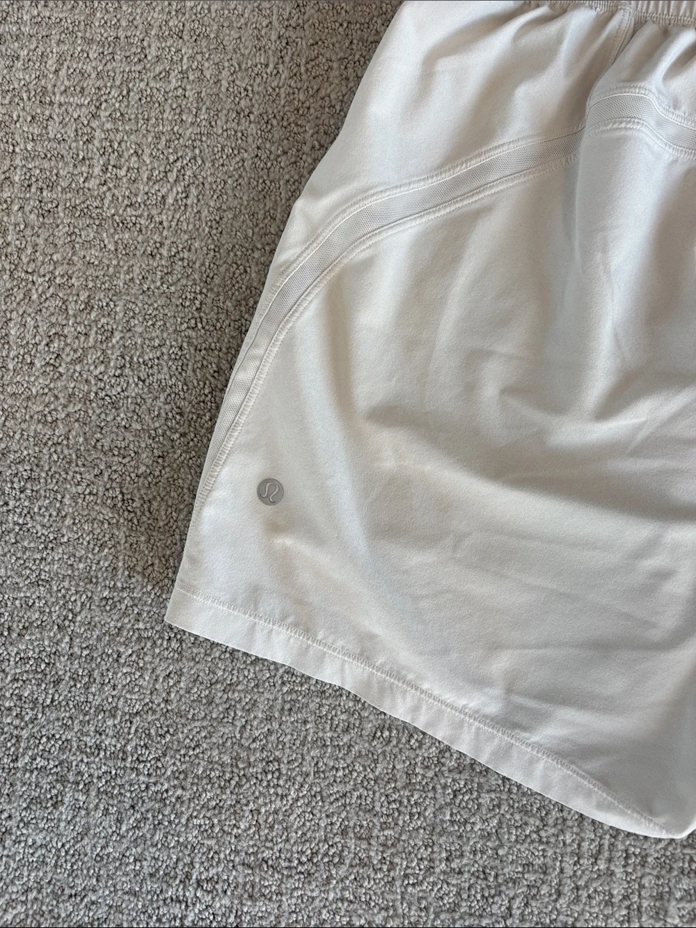 lululemon athletica Men White Athletic Shorts
